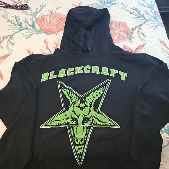 Blackcraft Cult Other - Blackcraft Black Hoodie with Green Graphic